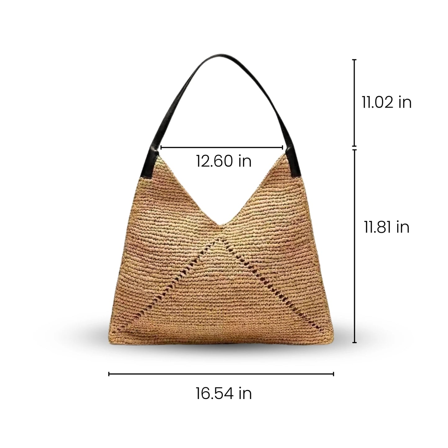 Bonvovo Sunny Triangle Bag Dimension